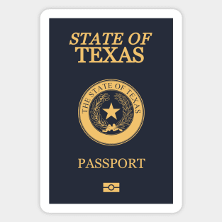 Texas passport Magnet